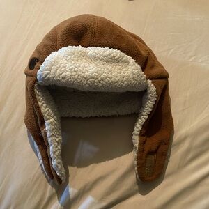 Like new toddler Carhartt warm lined Velcro winter hat